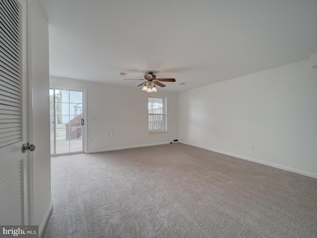 13195 Golders Green Pl, Bristow, VA 20136 - unfurnished room featuring baseboards, carpet, and ceiling fan