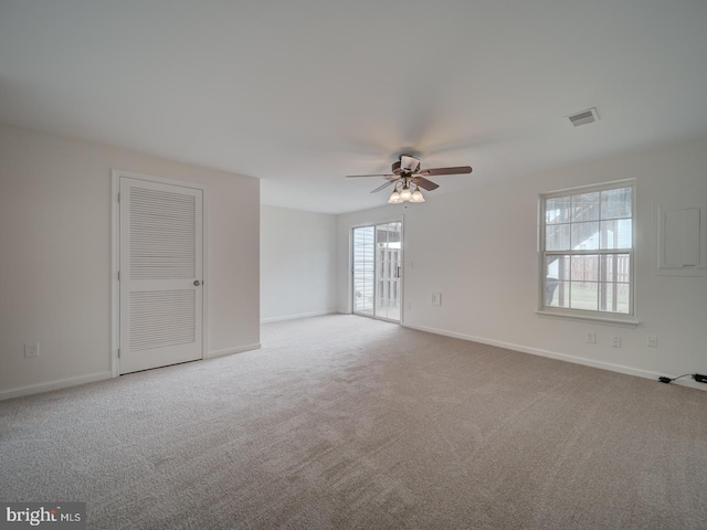13195 Golders Green Pl, Bristow, VA 20136 - carpeted spare room with ceiling fan and baseboards