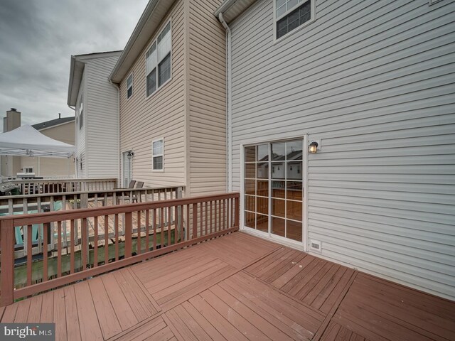 13195 Golders Green Pl, Bristow, VA 20136 - view of wooden deck