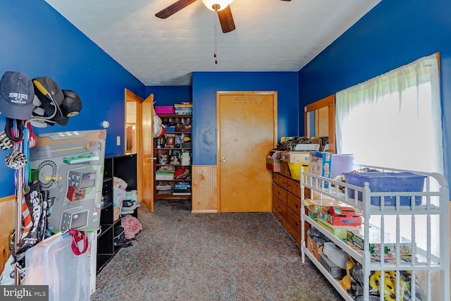 36 Spruce St, Smithmill, PA 16680 - bedroom featuring carpet flooring, multiple windows, and ceiling fan
