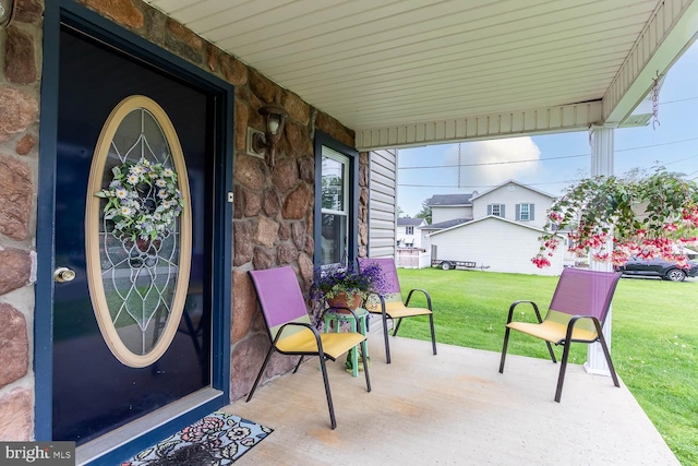 36 Spruce St, Smithmill, PA 16680 - view of patio / terrace featuring a porch
