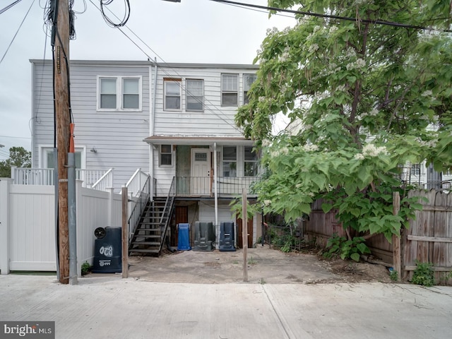 820 Tuckerman St NW, Washington, DC 20011 - rear view of property with stairway