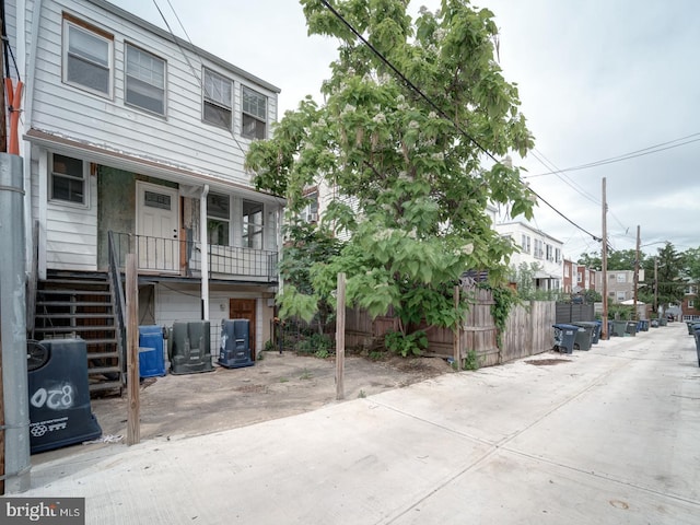 820 Tuckerman St NW, Washington, DC 20011 - view of concrete road with stairway