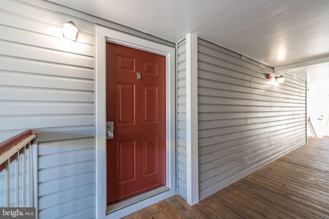 view of entrance to property