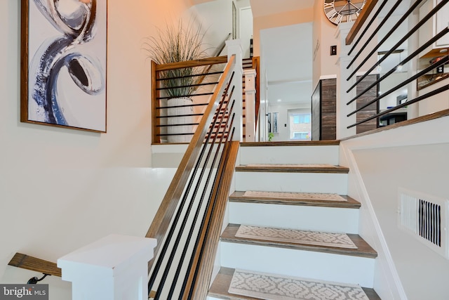view of staircase