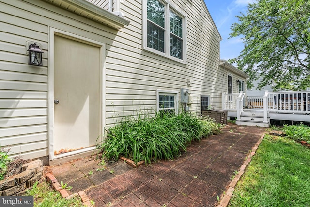 12821 Flagship Ave, Herndon, VA 20170 - entrance to property with a deck