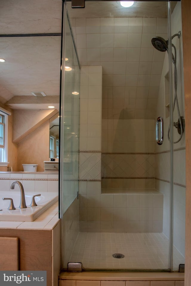615 Bryn Mawr Ave, Penn Valley, PA 19072 - bathroom with a shower stall and vanity