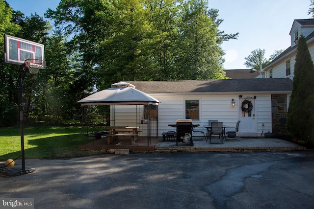 615 Bryn Mawr Ave, Penn Valley, PA 19072 - back of house featuring a gazebo, a patio, and a yard