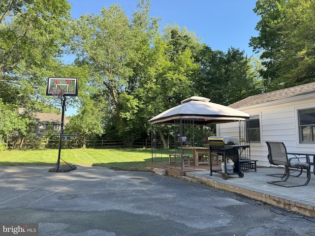 615 Bryn Mawr Ave, Penn Valley, PA 19072 - view of patio featuring a gazebo and a grill