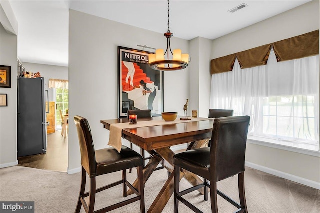 511 Abrams Ct, Bear, DE 19701 - carpeted dining area featuring baseboards