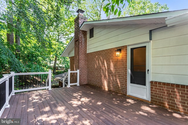 903 Burnt Crest Ln, Silver Spring, MD 20903 - view of deck