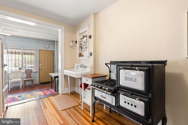 3650 Park Pl NW, Washington, DC 20010 - kitchen with hardwood / wood-style flooring