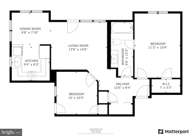 4561 Strutfield Ln Unit 3218, Alexandria, VA 22311 - property floor plan