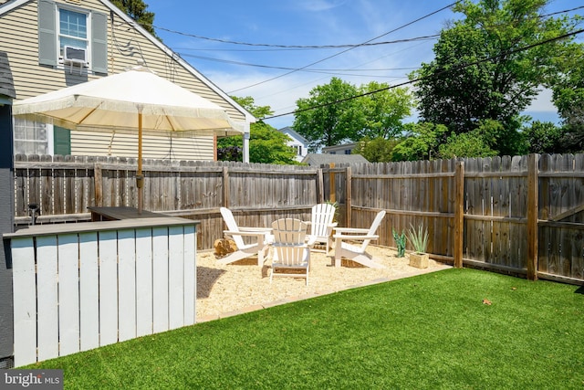 282 Eaton Ave, Hamilton, NJ 08619 - view of yard with a patio