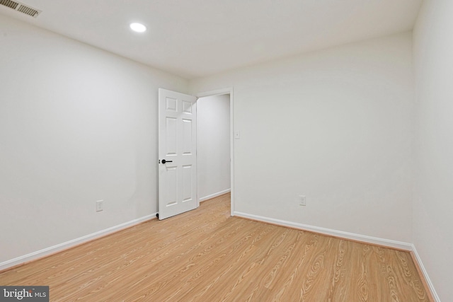 2144 Silentree Dr, Vienna, VA 22182 - unfurnished room with light wood-style flooring and recessed lighting