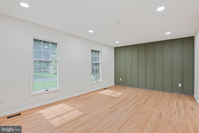 2144 Silentree Dr, Vienna, VA 22182 - unfurnished room featuring light wood finished floors and recessed lighting