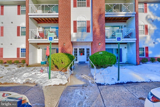 1210 Mist Wood Ct Unit 302, Belcamp, MD 21017 - view of snow covered property