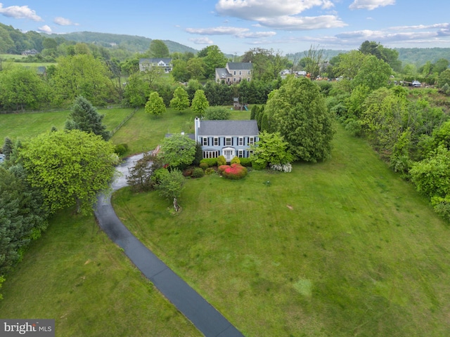 view of subject property