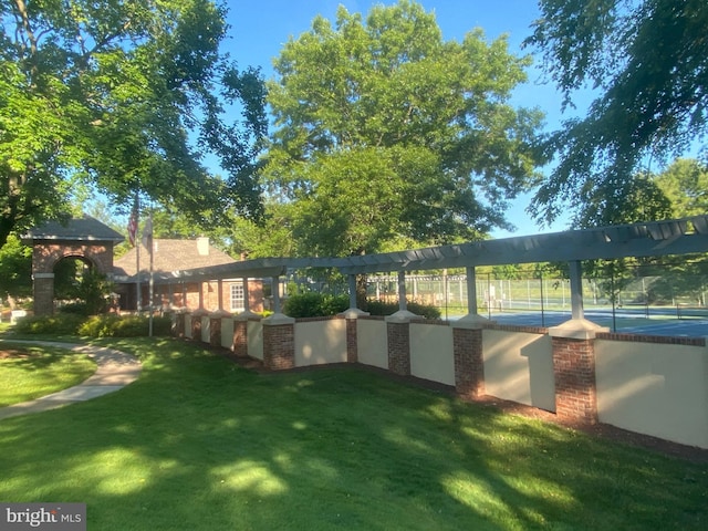 view of yard