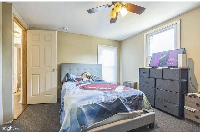 840 S 2nd St, Millville, NJ 08332 - carpeted bedroom featuring a ceiling fan
