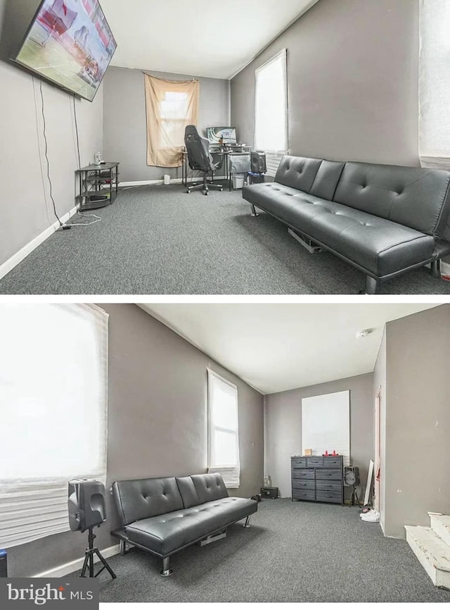 840 S 2nd St, Millville, NJ 08332 - carpeted living room with healthy amount of natural light