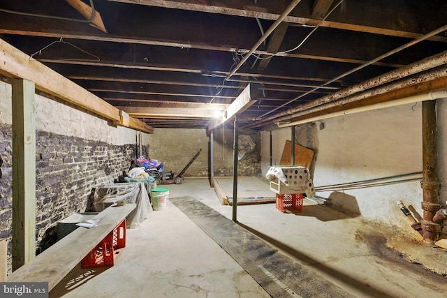 1625 6th St NW, Washington, DC 20001 - view of unfinished below grade area
