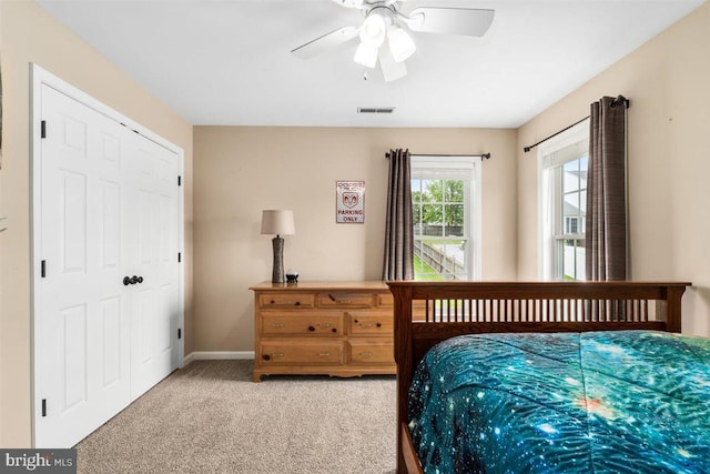 105 Bachtell Cir, Smithsburg, MD 21783 - carpeted bedroom with baseboards and a ceiling fan