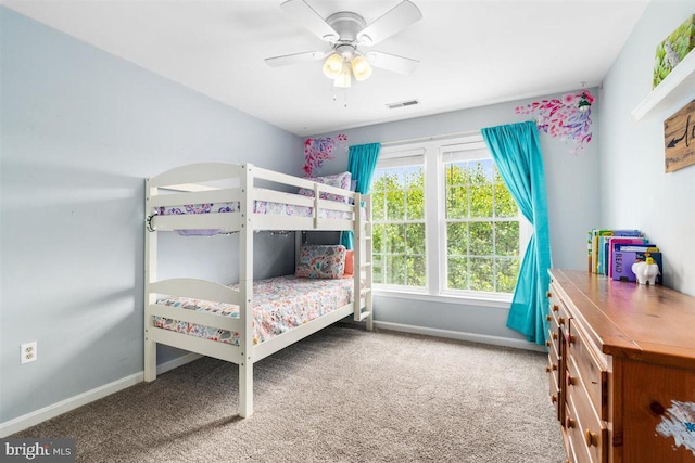 105 Bachtell Cir, Smithsburg, MD 21783 - bedroom featuring carpet, baseboards, and a ceiling fan