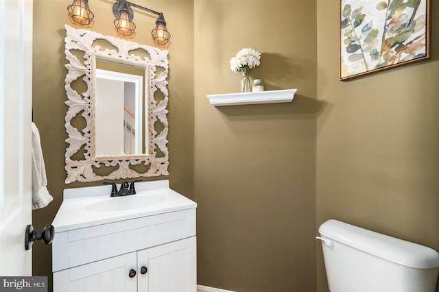 105 Bachtell Cir, Smithsburg, MD 21783 - half bathroom featuring vanity and toilet