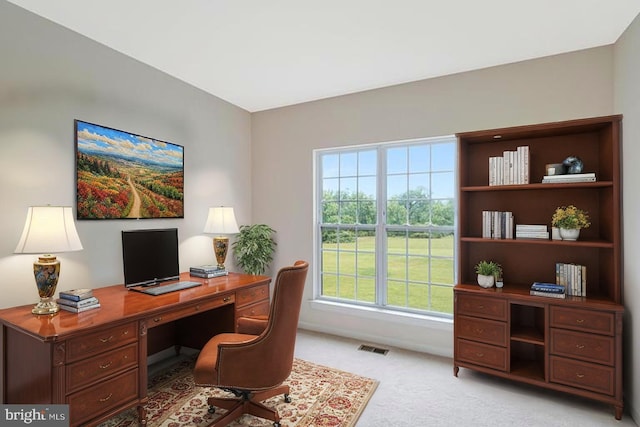 42506 Black Talon Ct, Leesburg, VA 20176 - home office featuring light colored carpet