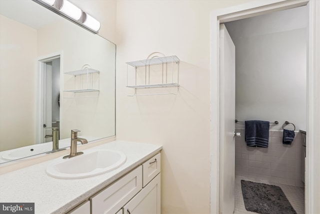 4100 Cathedral Ave NW Unit 818, Washington, DC 20016 - bathroom featuring vanity and tile patterned floors