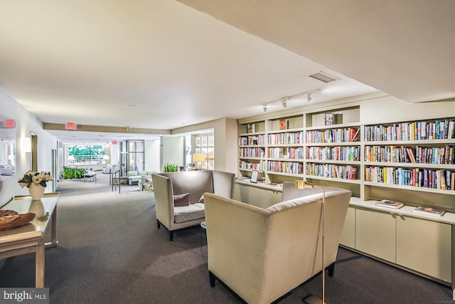 4100 Cathedral Ave NW Unit 818, Washington, DC 20016 - living area with carpet and healthy amount of natural light