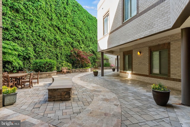 2141 Wisconsin Ave NW Unit 103, Washington, DC 20007 - view of patio / terrace with outdoor dining space