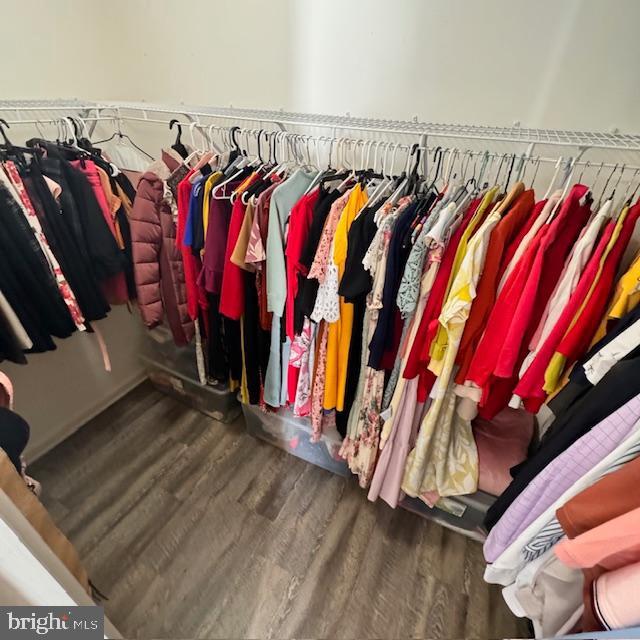 9330 China Grove Ct, Manassas, VA 20110 - spacious closet featuring wood finished floors