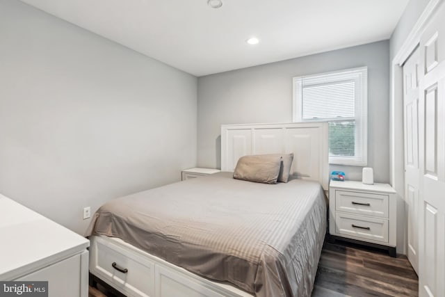 321 Taft St, Bristol, PA 19007 - bedroom featuring dark wood-type flooring and recessed lighting