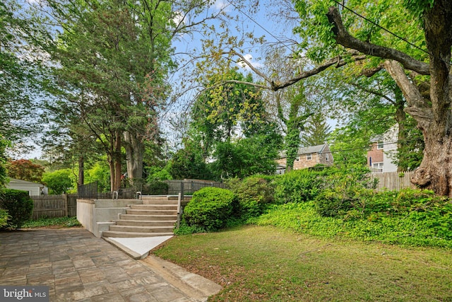 812 Pleasant Hill Rd, Wallingford, PA 19086 - view of yard with fence, stairway, and a patio area