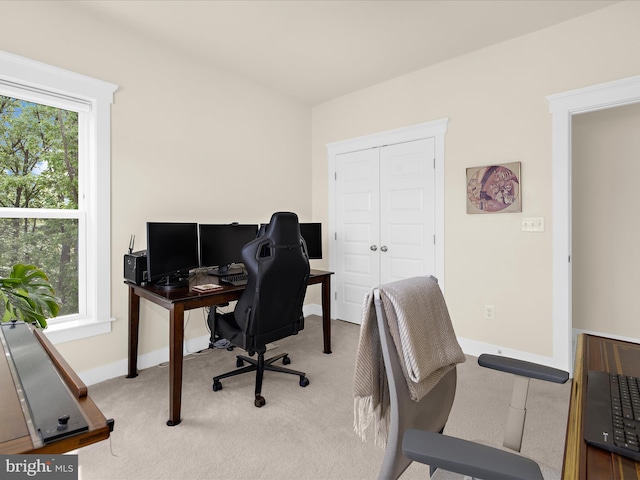 525 Leftwich Ln Unit 78, Annapolis, MD 21401 - office area featuring carpet and baseboards