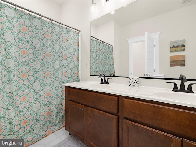 525 Leftwich Ln Unit 78, Annapolis, MD 21401 - full bath featuring tile patterned floors and double vanity