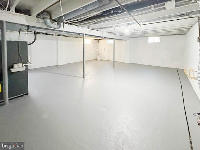 112 Hemlock Dr, Williamstown, NJ 08094 - below grade area featuring heating unit
