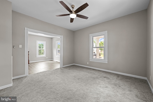 10 E Chestnut St, Delmar, MD 21875 - carpeted empty room featuring ceiling fan and baseboards