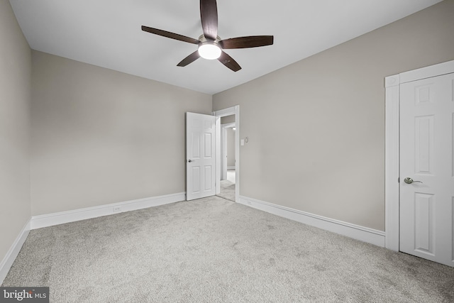 10 E Chestnut St, Delmar, MD 21875 - carpeted spare room featuring a ceiling fan and baseboards