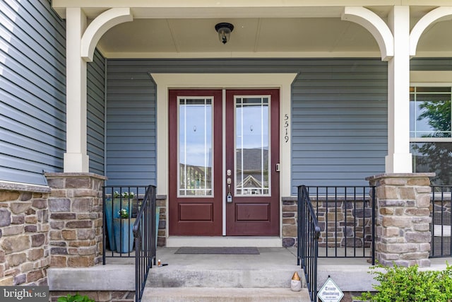 5519 Golden Eagle Rd, Frederick, MD 21704 - entrance to property featuring covered porch