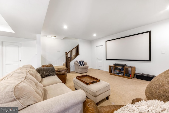 5519 Golden Eagle Rd, Frederick, MD 21704 - carpeted cinema room featuring recessed lighting and baseboards