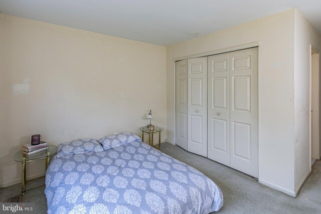 36F Needham Way, Princeton, NJ 08540 - bedroom with carpet floors and a closet