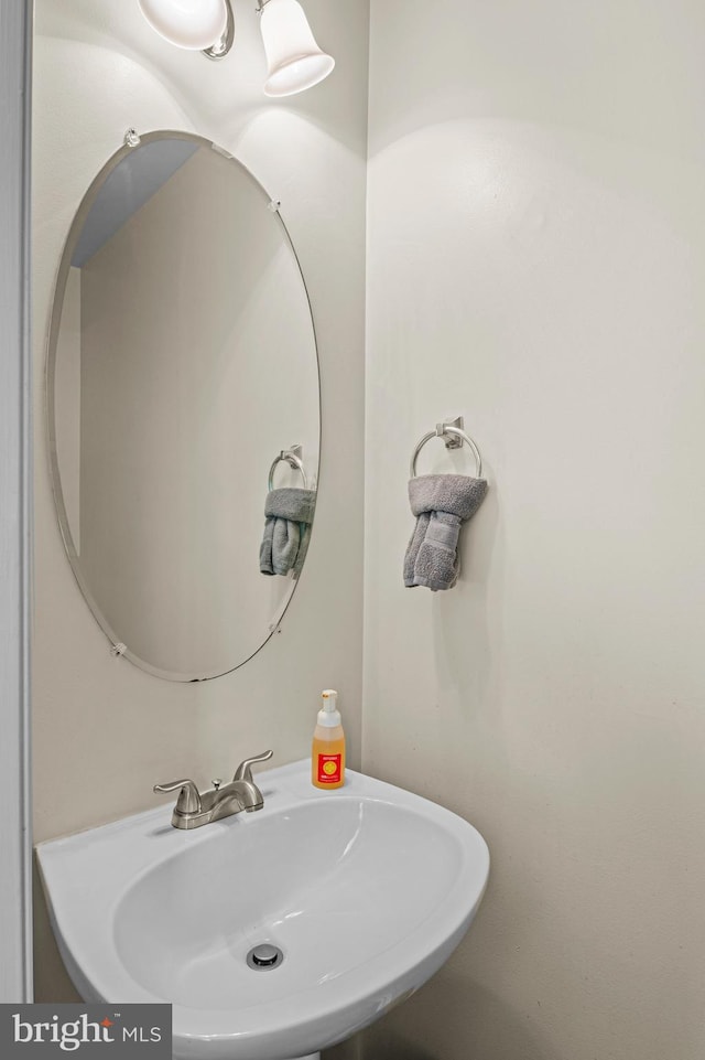 bathroom with a sink