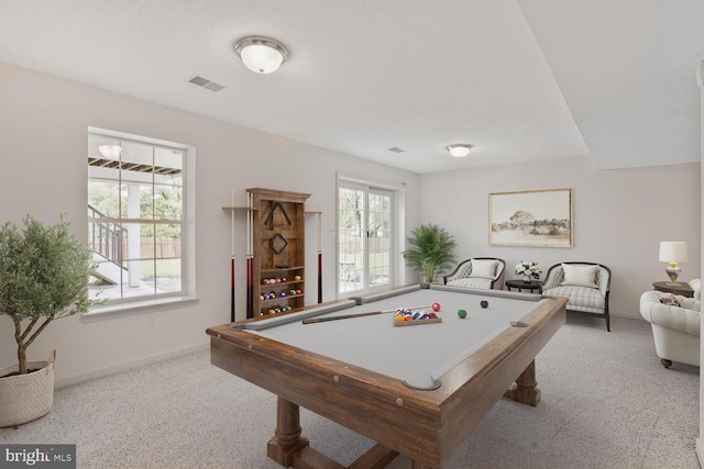 43413 Countrywalk Ct, Ashburn, VA 20147 - playroom featuring carpet, billiards, and baseboards