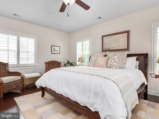 816 Bay Ridge Ave, Annapolis, MD 21403 - bedroom featuring wood finished floors and ceiling fan