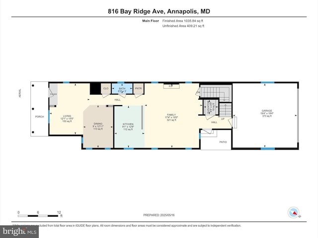 816 Bay Ridge Ave, Annapolis, MD 21403 - property floor plan