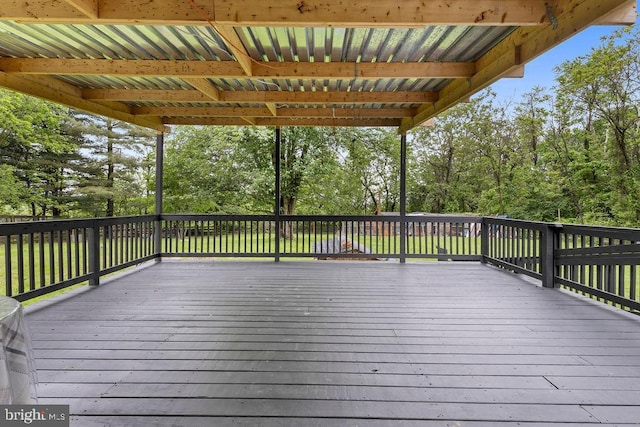 1604 Old New Windsor Rd, New Windsor, MD 21776 - wooden terrace featuring view of scattered trees