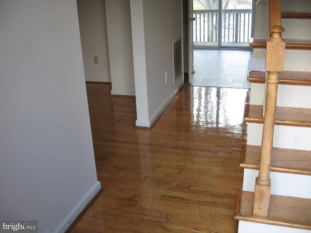 337 Carrsbrook Dr, Charlottesville, VA 22901 - hall featuring baseboards and wood finished floors